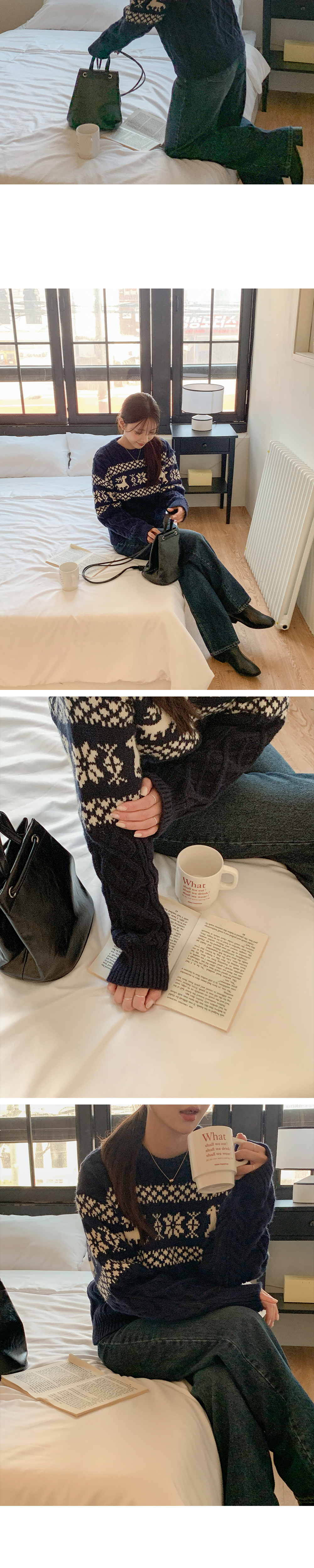 ノルディックケーブルニット | レディースファッション通販 - DHOLIC