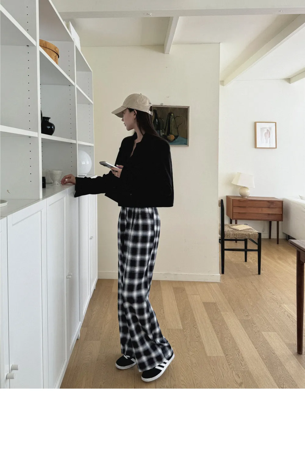 긴 드레스 모델 착용 이미지-S5L25