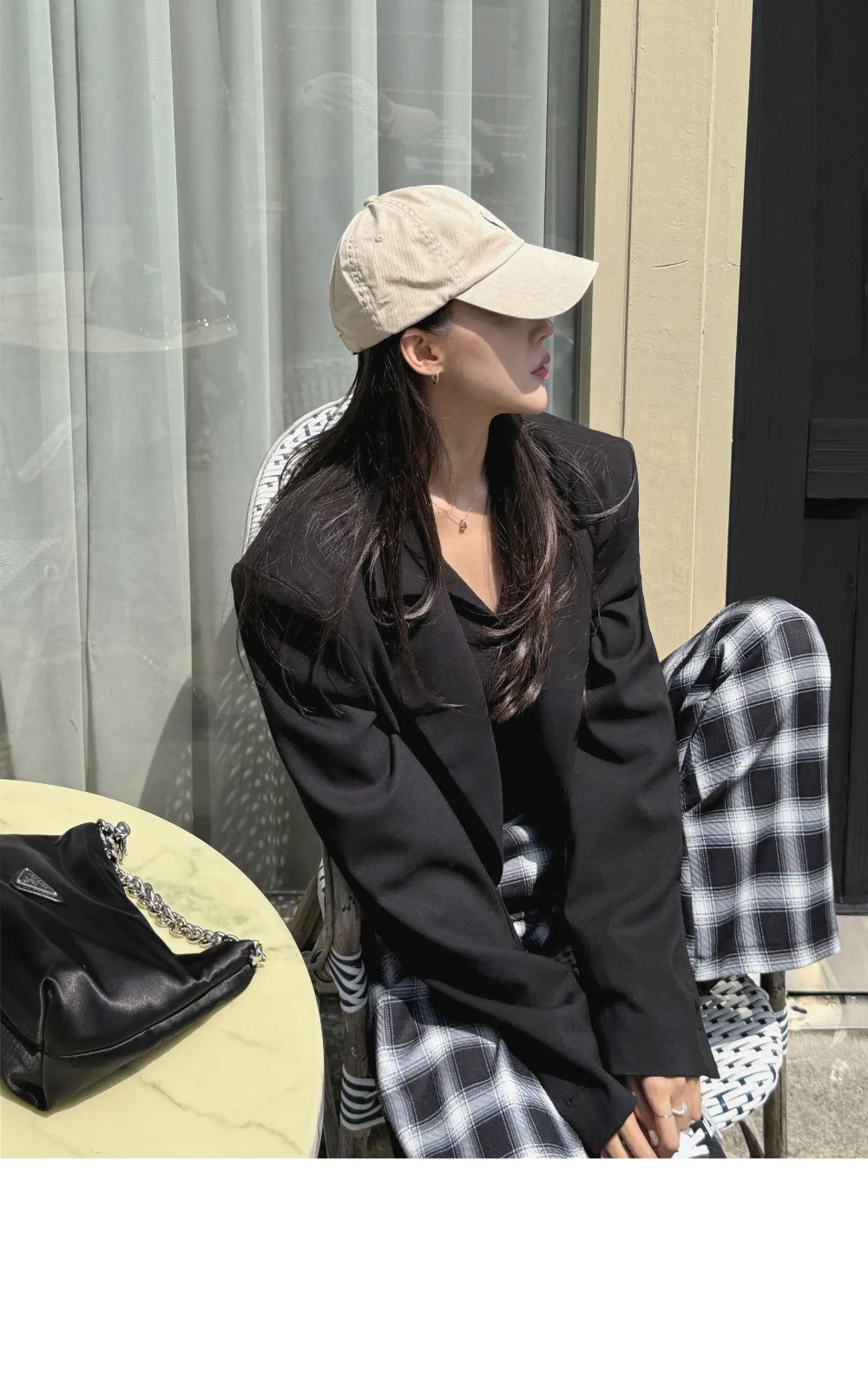 긴 드레스 모델 착용 이미지-S5L17