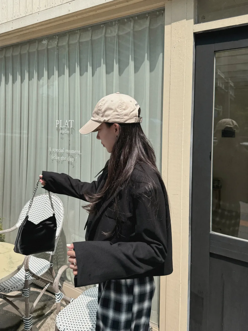 긴 드레스 모델 착용 이미지-S5L19