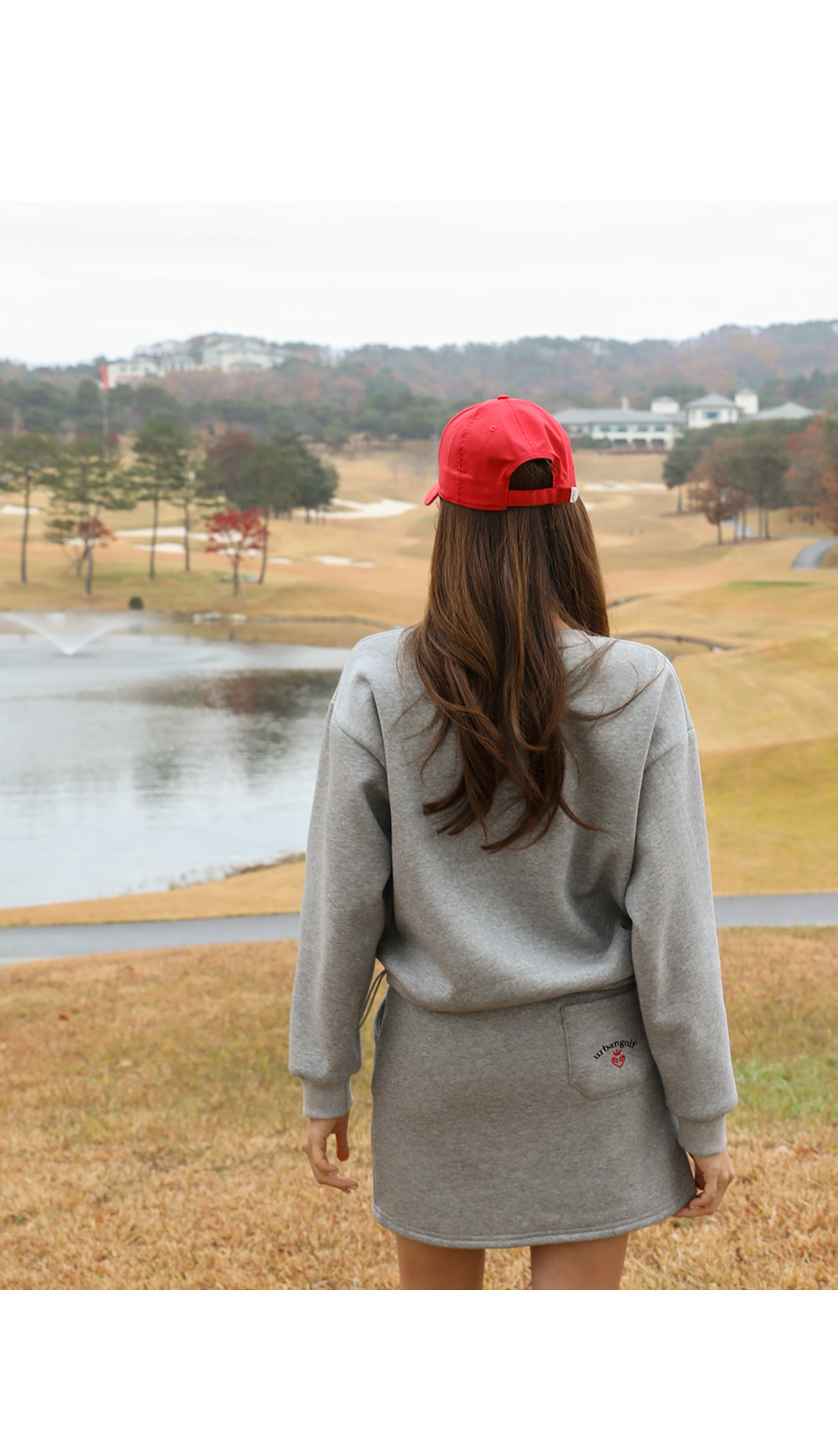 裏起毛ハートロゴスウェット&ミニスカートパンツSET | レディース