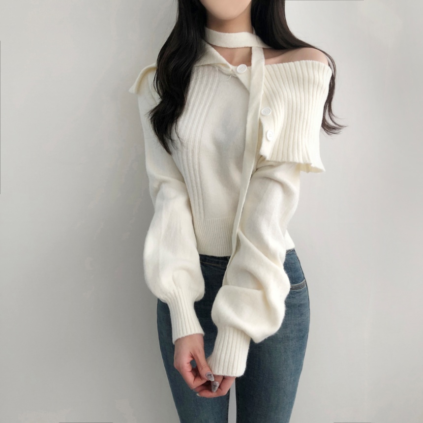 ニット セーター ワイドオフショルストラップニット レディース Kotoe ニット セーター ワイドオフショルニット トップス 長袖