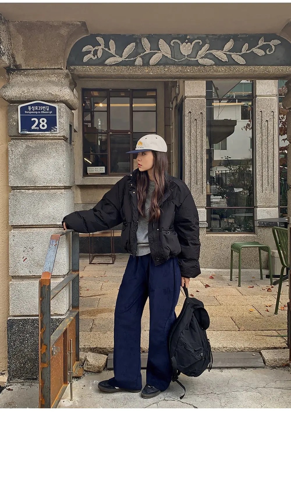 퍼니트 코듀로이 밴딩 와이드팬츠