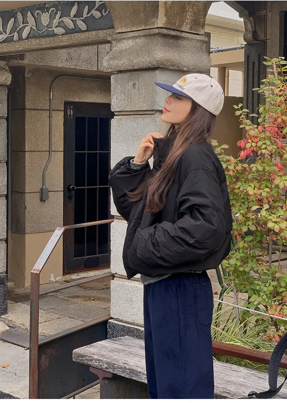 퍼니트 코듀로이 밴딩 와이드팬츠