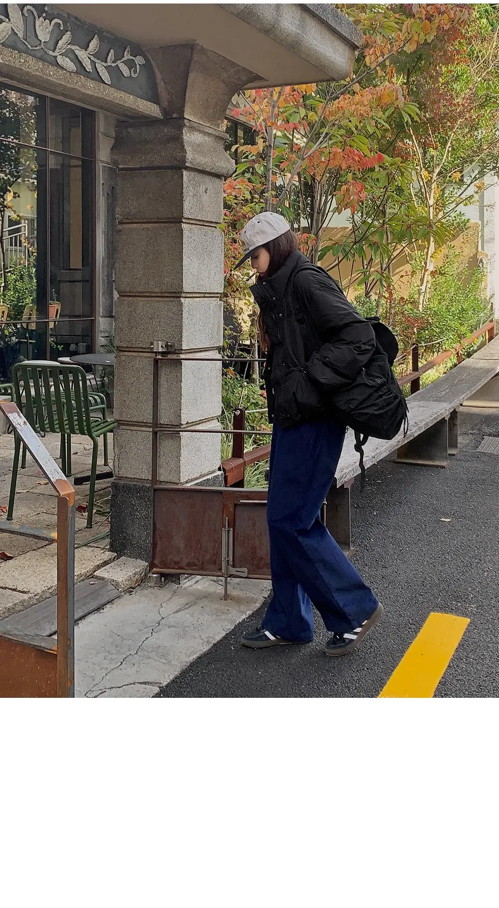 퍼니트 코듀로이 밴딩 와이드팬츠