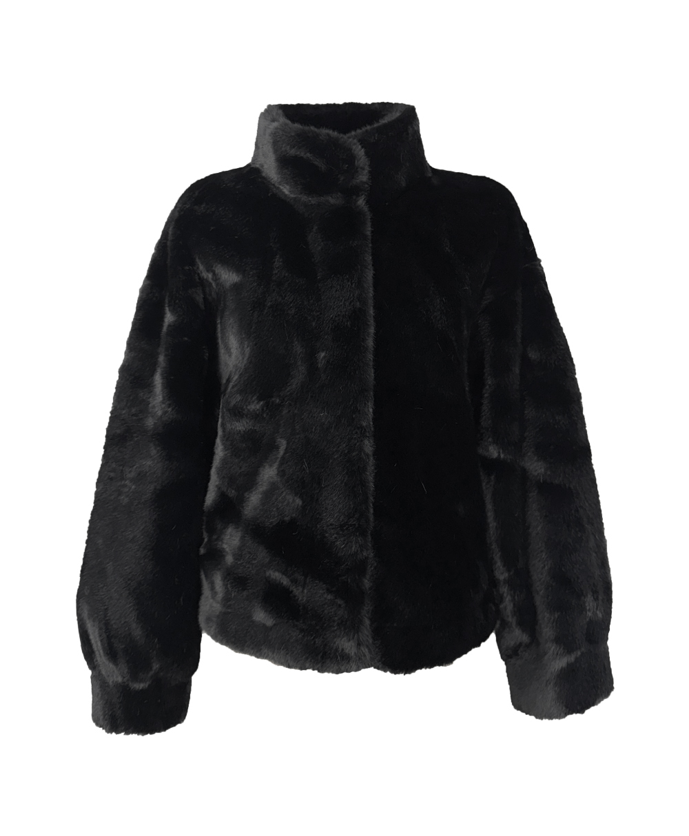 ハーフネックエコファージャケット | レディースファッション通販 - DHOLIC