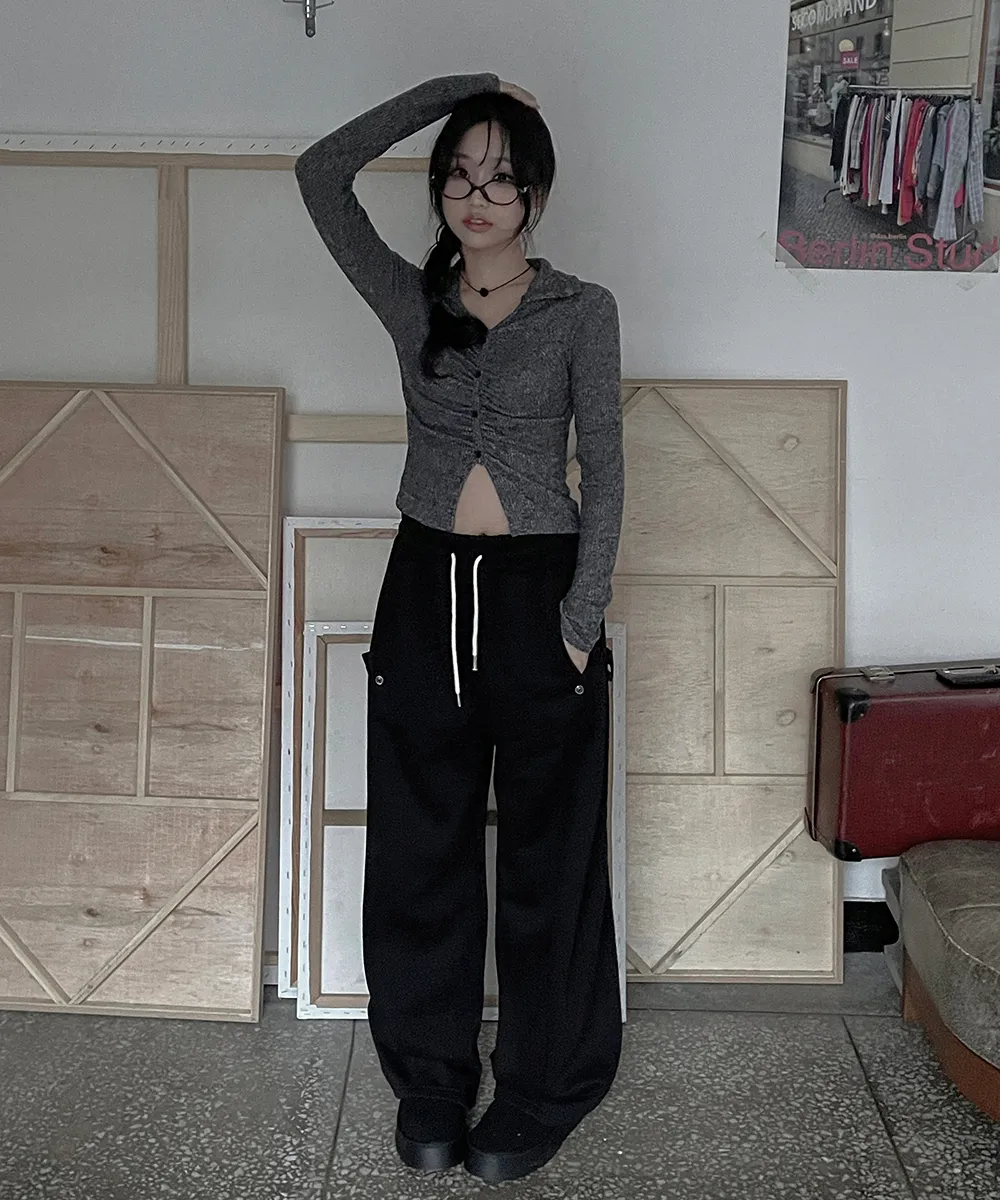 바지 모델 착용 이미지-S1L91