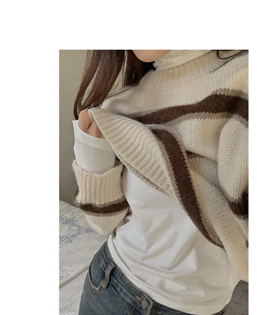 마법핫핑텍 터틀넥긴팔티셔츠