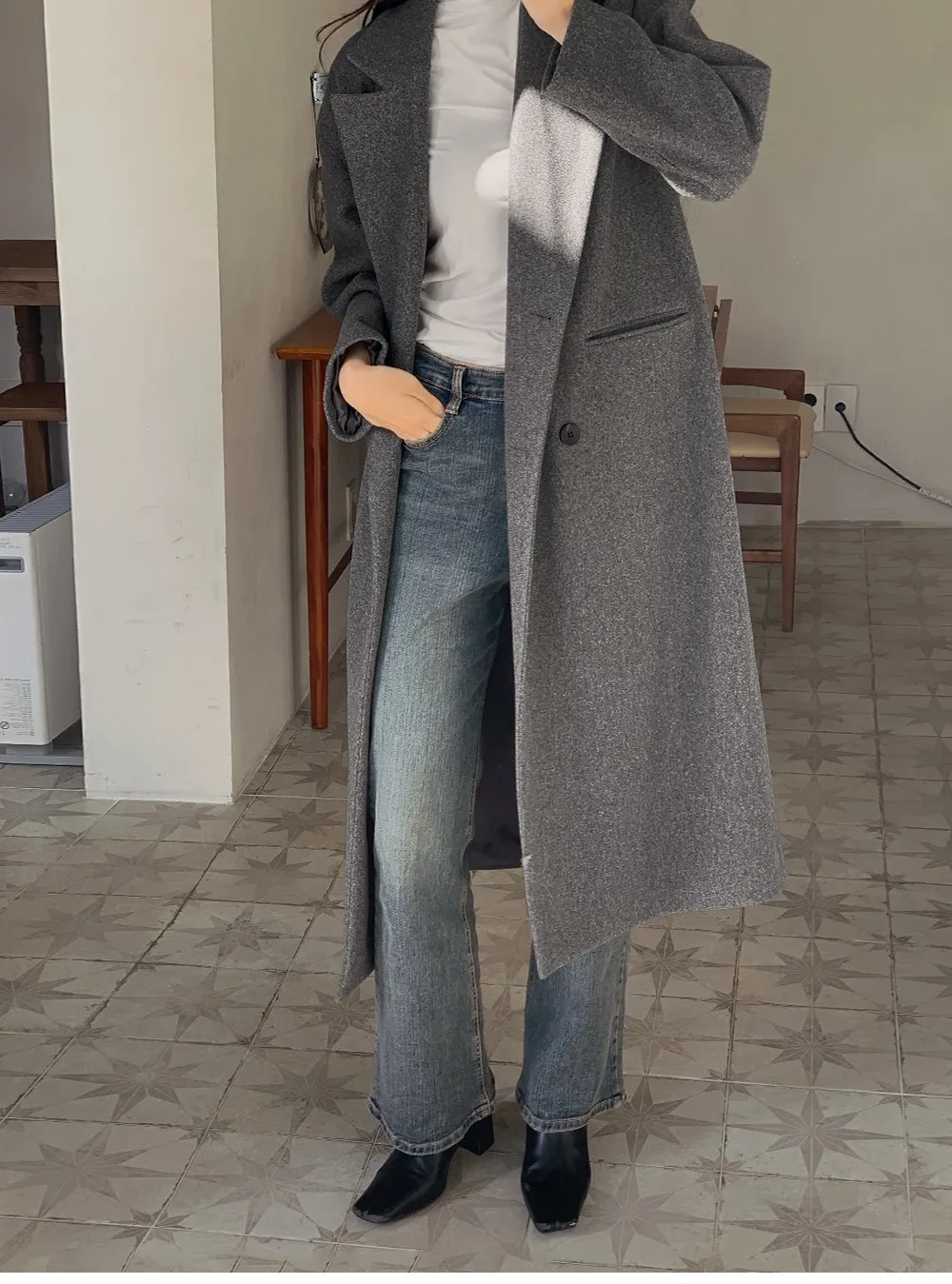 마법핫핑텍 터틀넥긴팔티셔츠