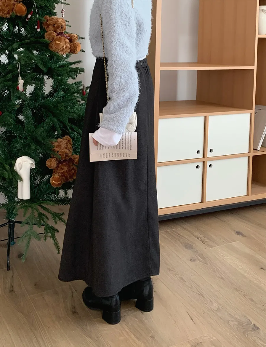 롱 스커트 모델 착용 이미지-S1L26