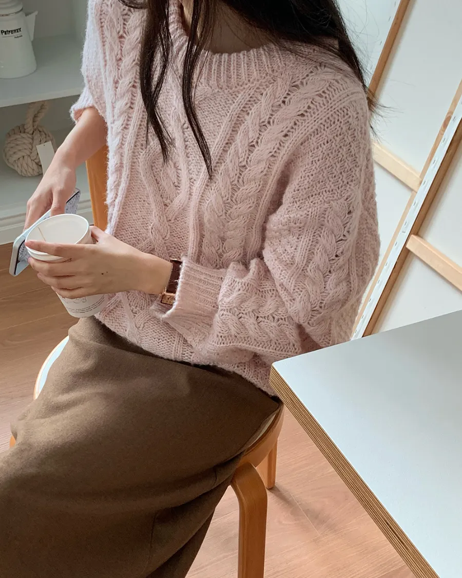 롱 스커트 모델 착용 이미지-S1L6