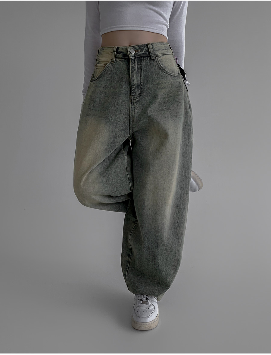 2TYPEバルーンシルエットデニムパンツ | レディースファッション通販