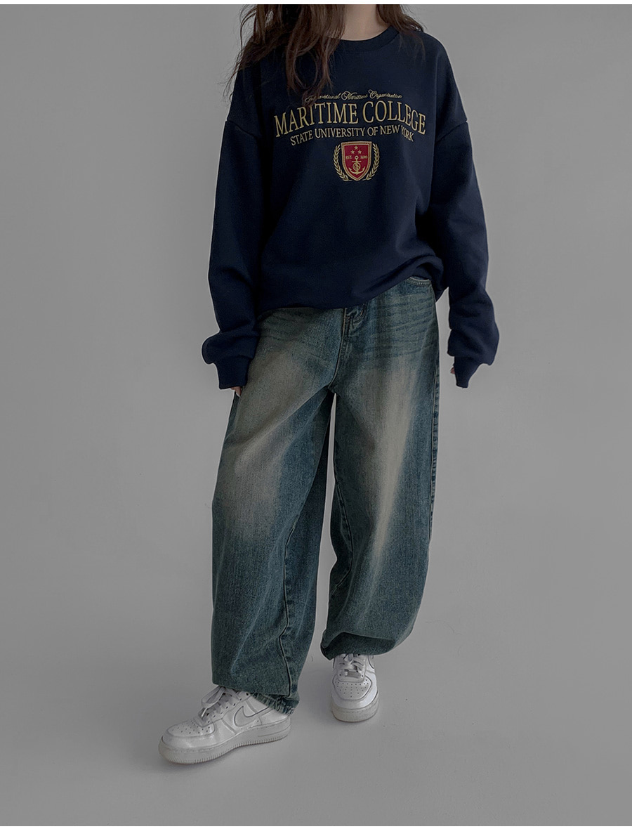 2TYPEバルーンシルエットデニムパンツ | レディースファッション通販