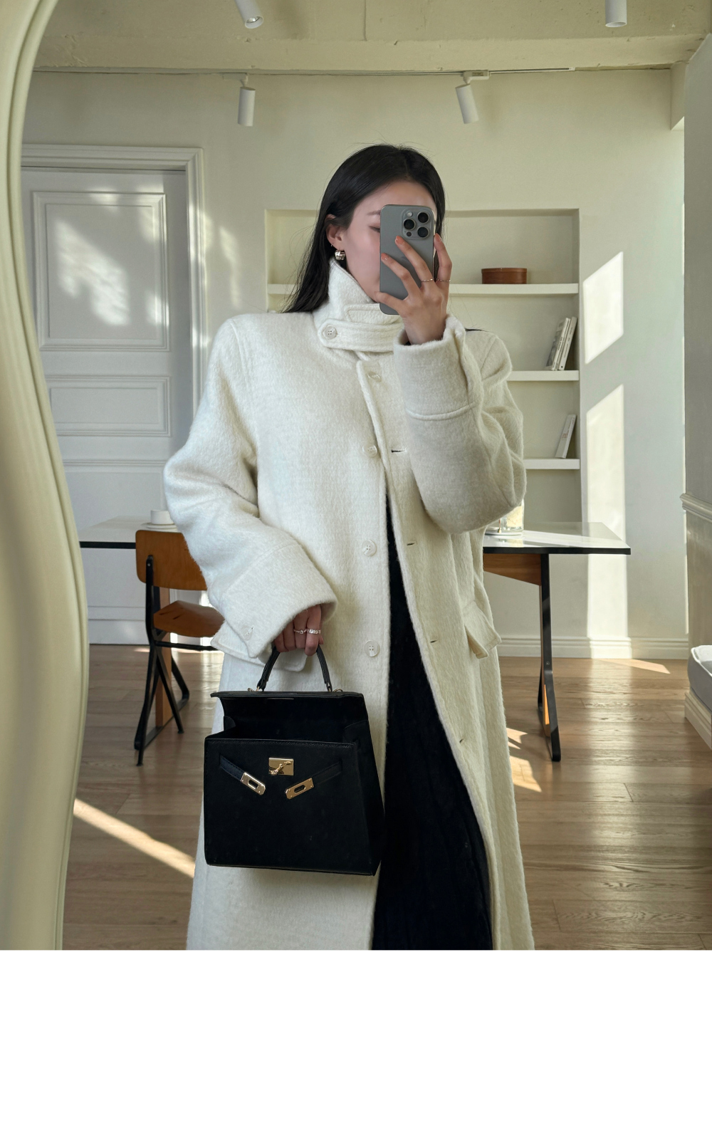 チンストラップウールコート | レディースファッション通販 - DHOLIC