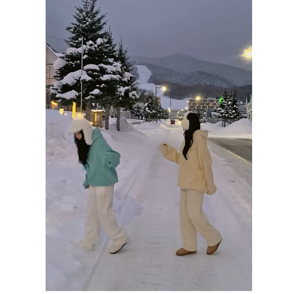 피스타치오 오버핏 양기모긴팔후드티