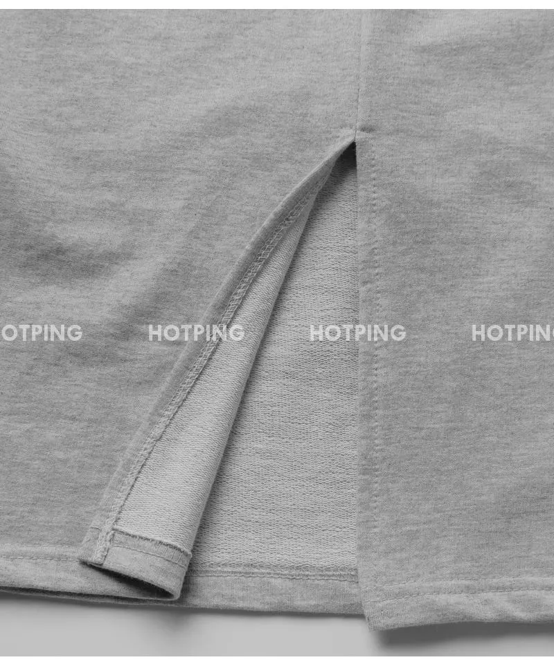 포티스 루즈핏 후드 밴딩롱스커트set