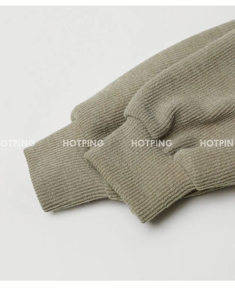 소피에 루즈핏 니트골지 후드롱원피스