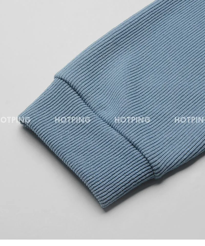 피플즈_세트2 골지니트+밴딩와이드팬츠set