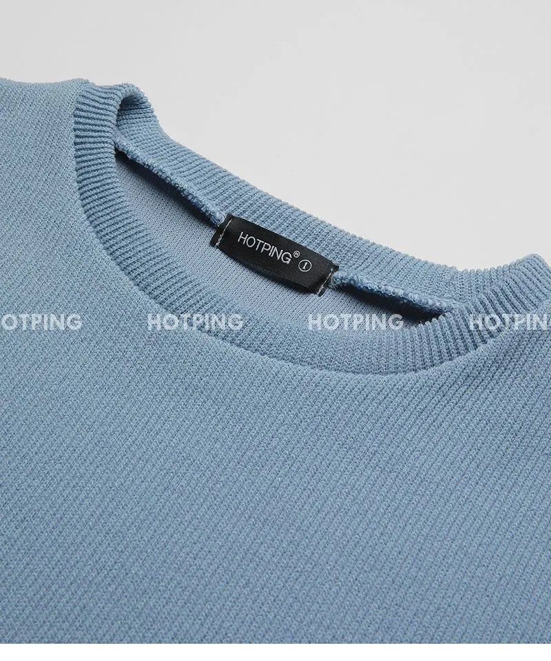 피플즈_세트2 골지니트+밴딩와이드팬츠set