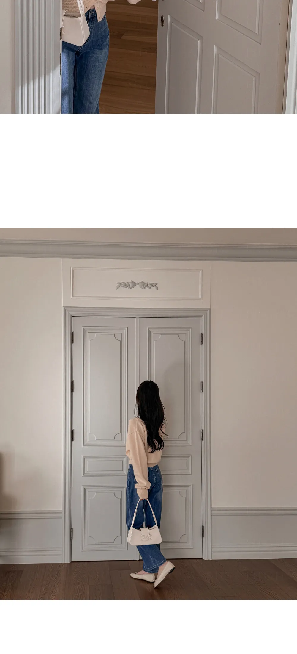 민소매 모델 착용 이미지-S1L15