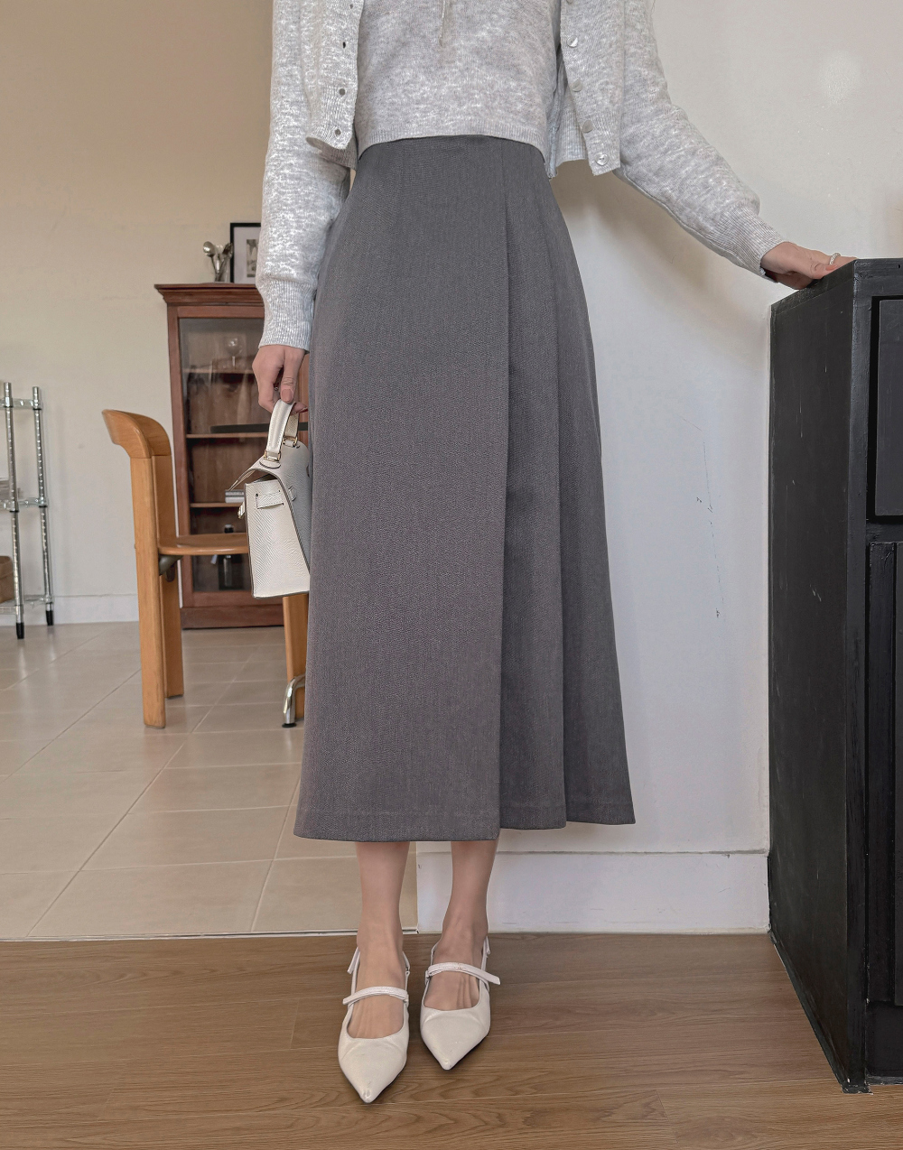 サイドプリーツロングスカート | レディースファッション通販 - DHOLIC