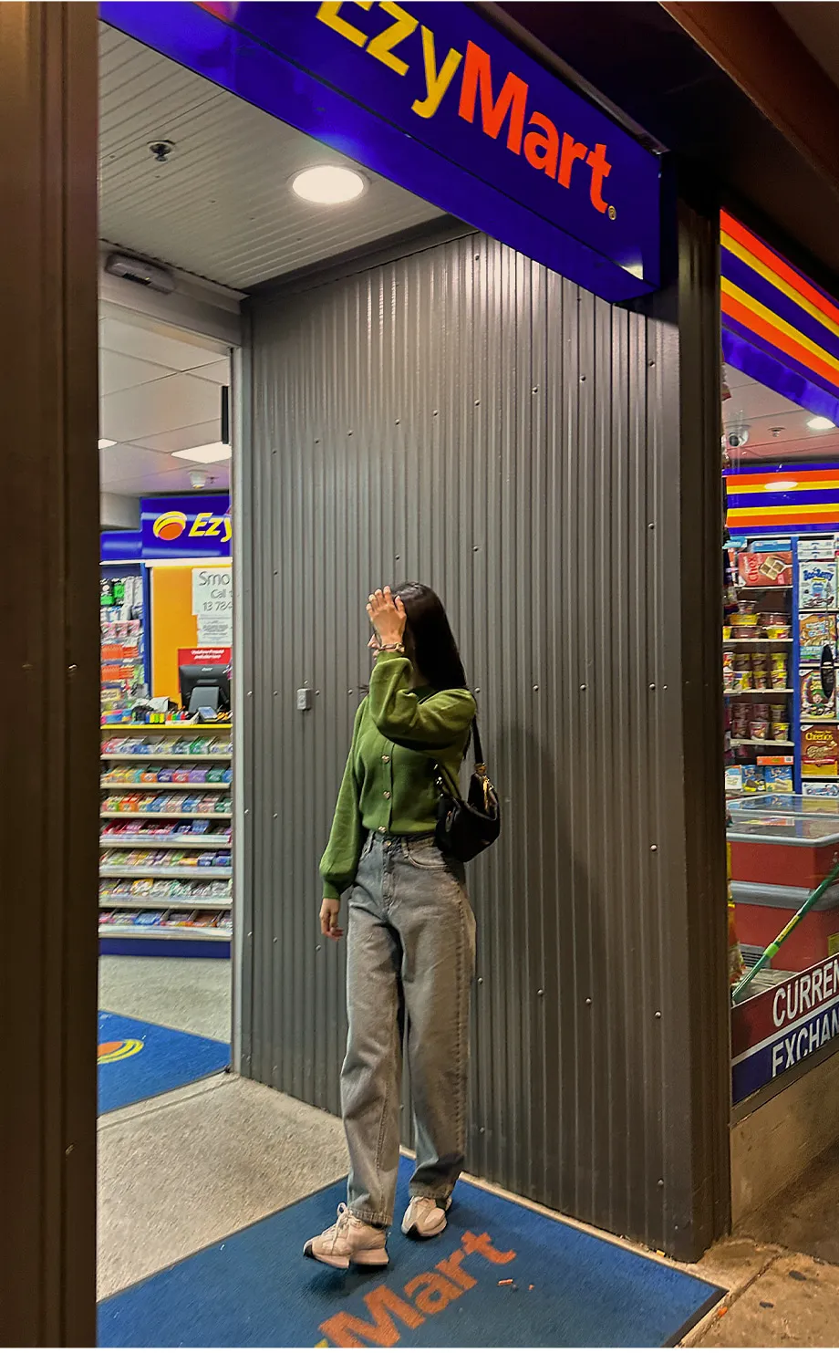 リリエンコ ハートボタンバフスリーブニットカーディガン