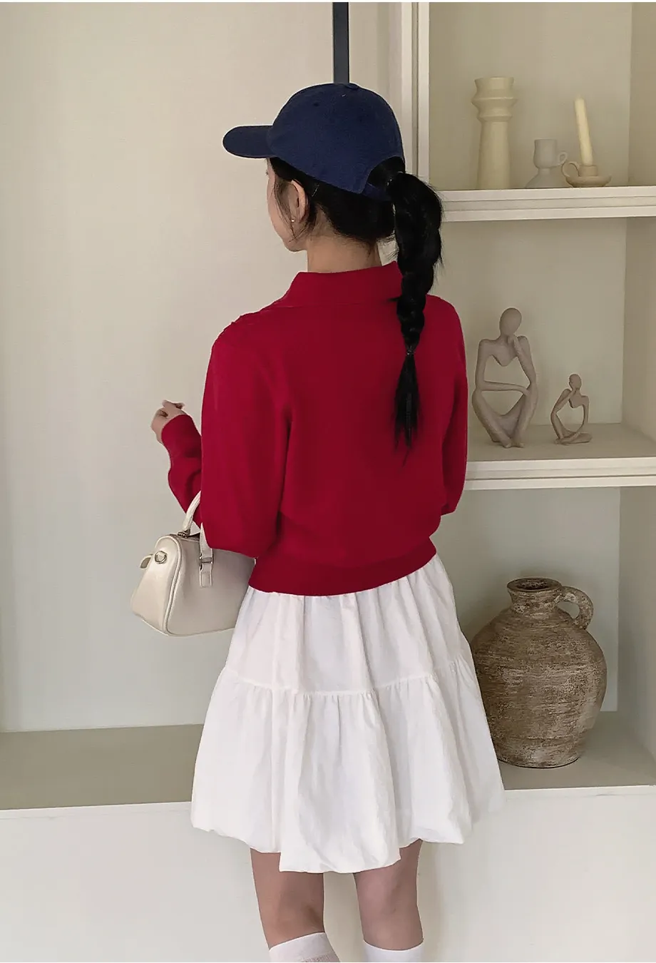 RIRINCO RIRINCO 2WAYケーブルニットジップアップ