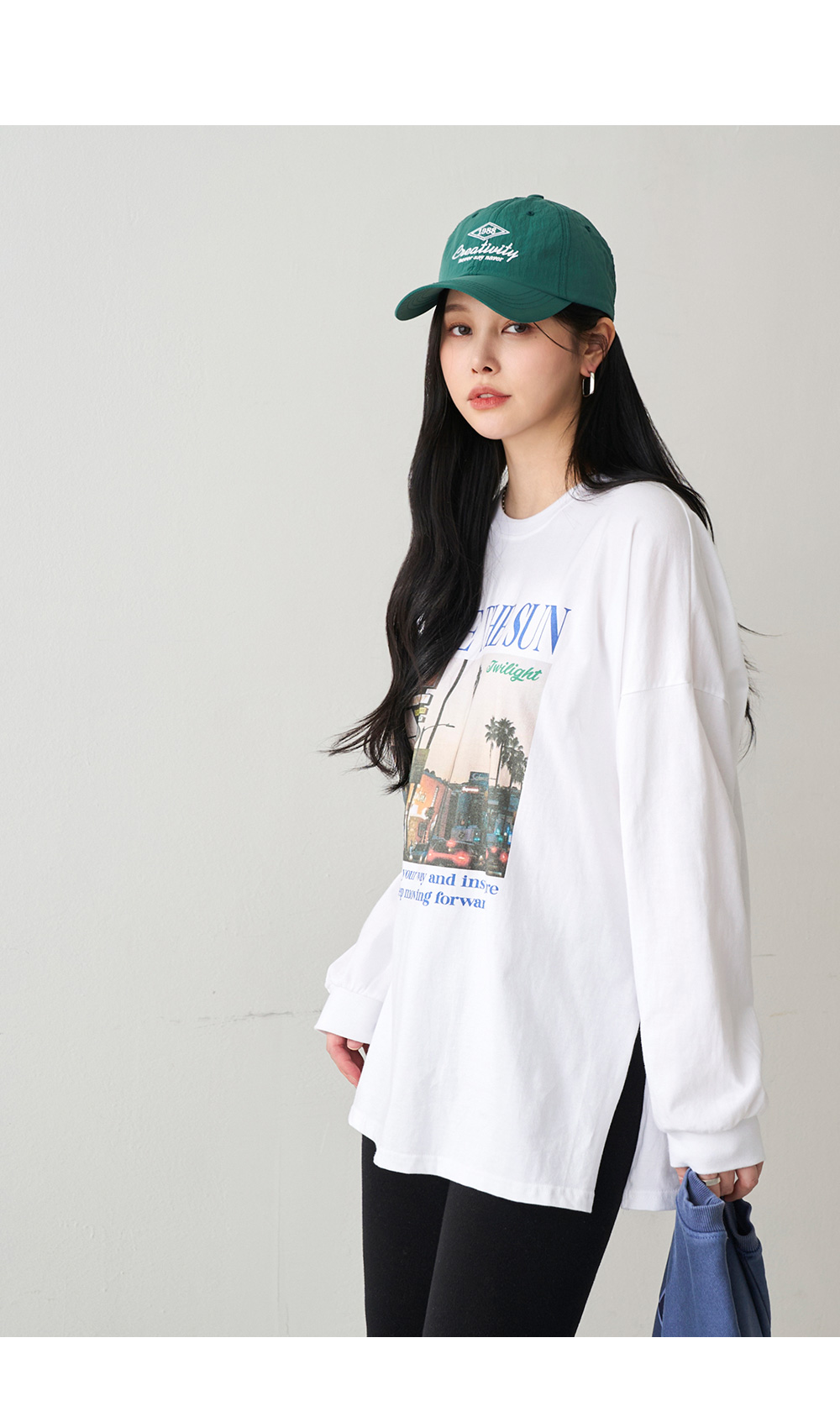 ボクシーTシャツ SUNプリントボクシーTシャツ | レディースファッション通販 - DHOLIC