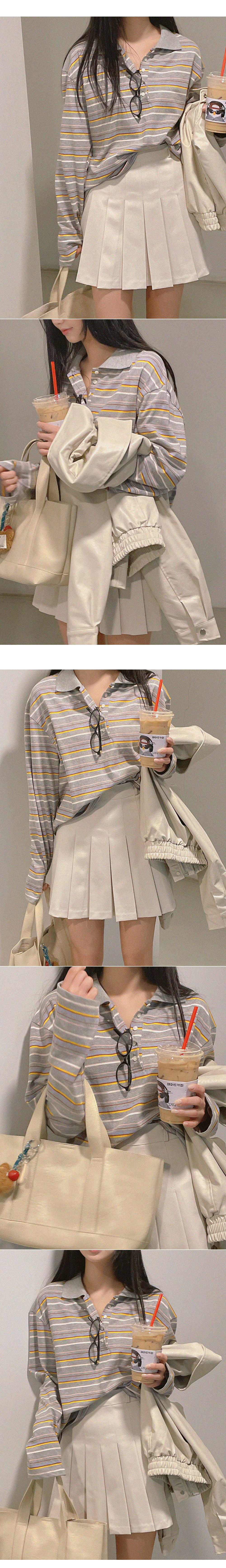 tシャツ ポロカラー配色ボーダーTシャツ レディース ニット レディース 春夏 トップス 半袖 サマーニット ポロシャツ