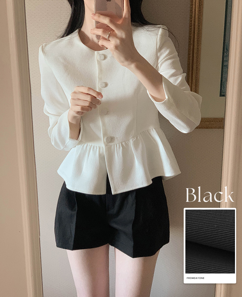 shoutaオーダー品ダックテールショート crie conforto】タックヘムショートプルオーバー｜WOMEN