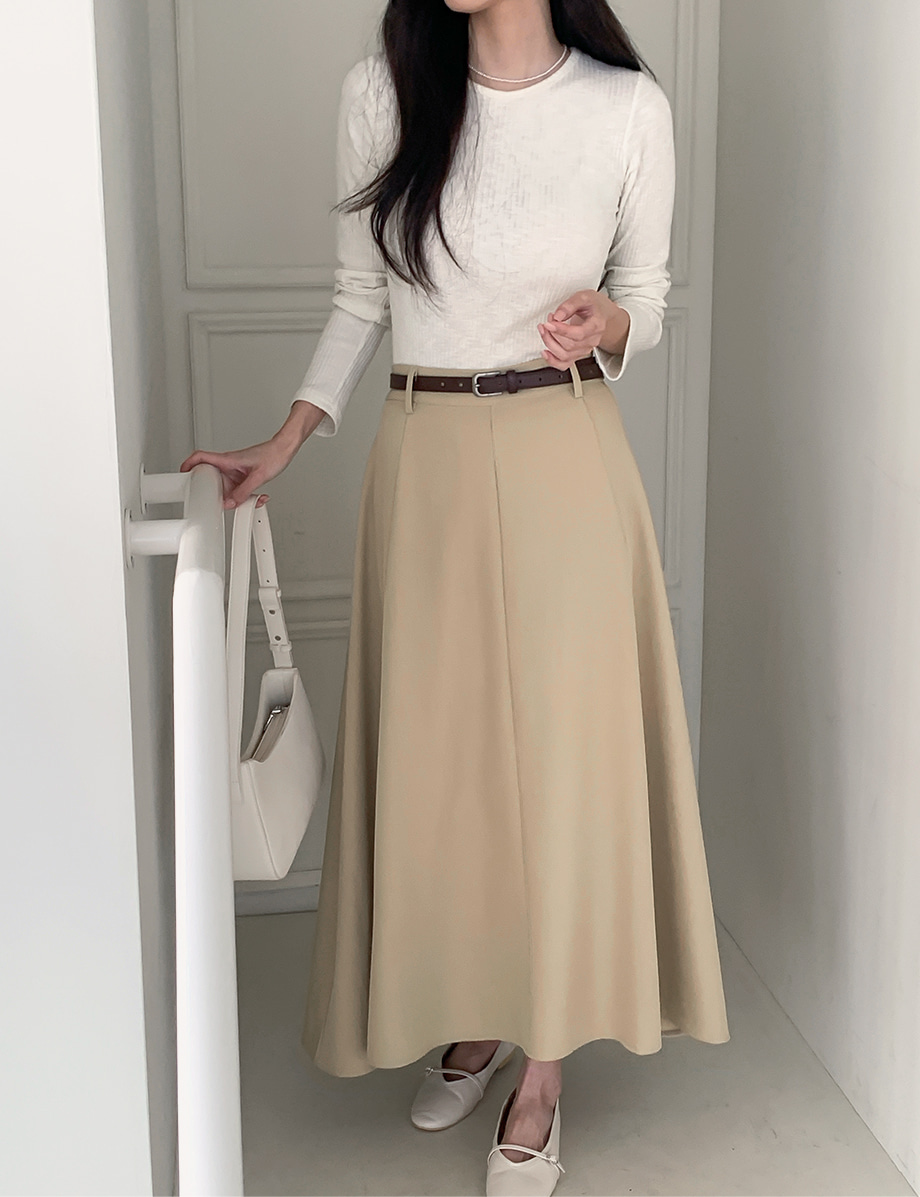 バックゴムロングフレアスカート | レディースファッション通販 - DHOLIC