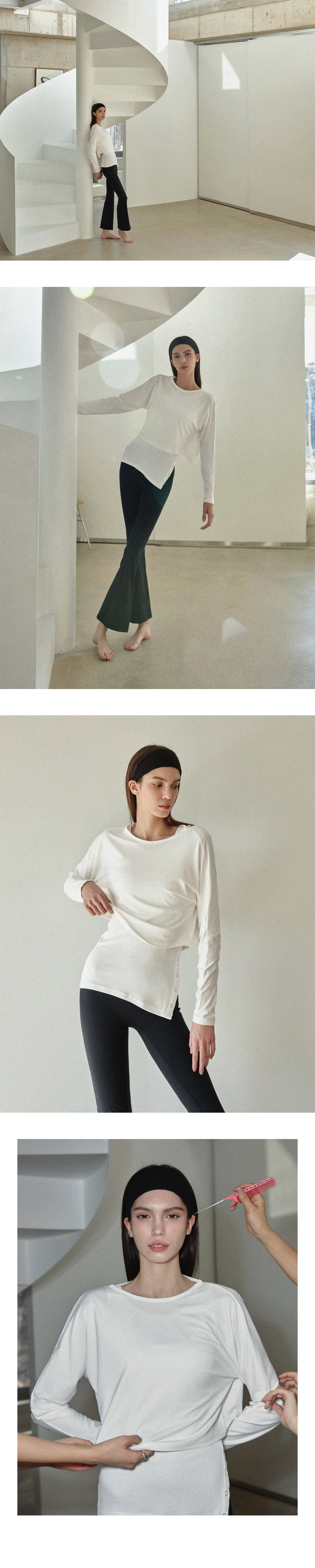 CLOSET 売れ筋商品|||クローゼット Tシャツ トップス レディース Tops White GLOW6月号掲載/洗える】スビンギザコットン クロップド Tシャツ