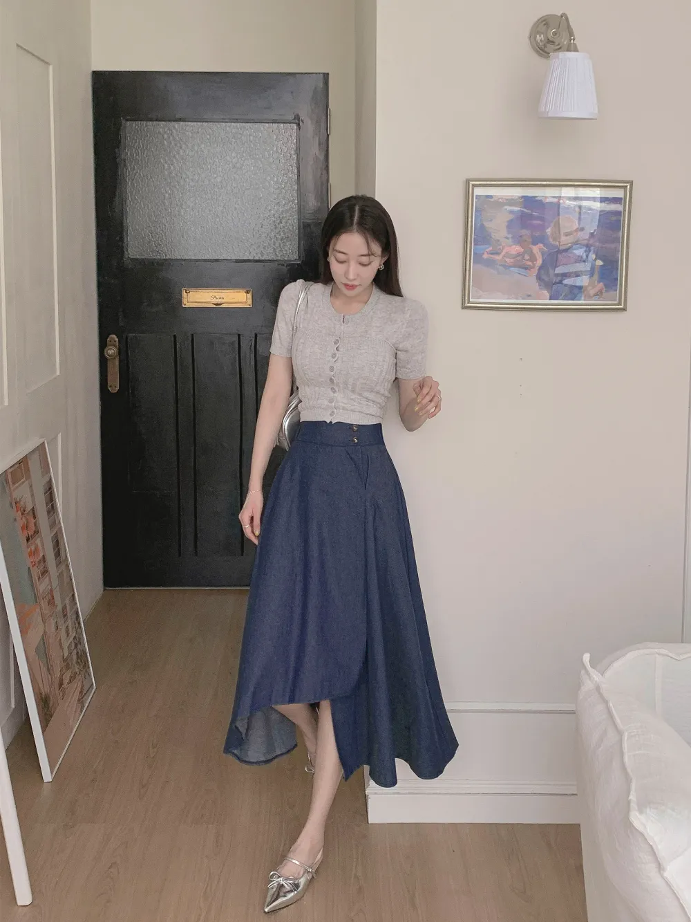 카디건 모델 착용 이미지-S2L10
