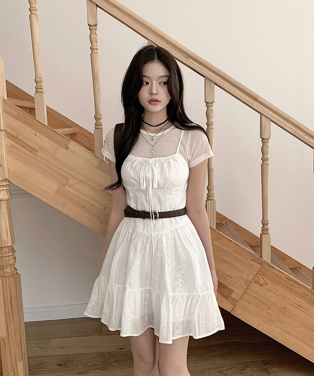 ROSE BUD 刺繍キャミワンピース 楽天市場】プリントキャミワンピース／ローズバッド（ROSE BUD