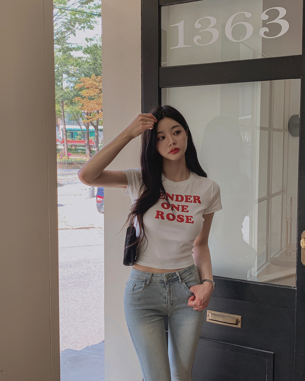 [DEWL] ローズ 半袖 Tシャツ ROSE半袖Tシャツ | レディースファッション通販 - DHOLIC