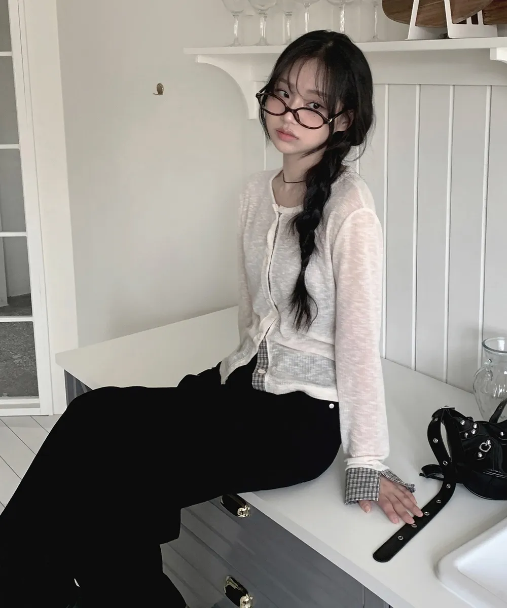 바지 모델 착용 이미지-S1L83