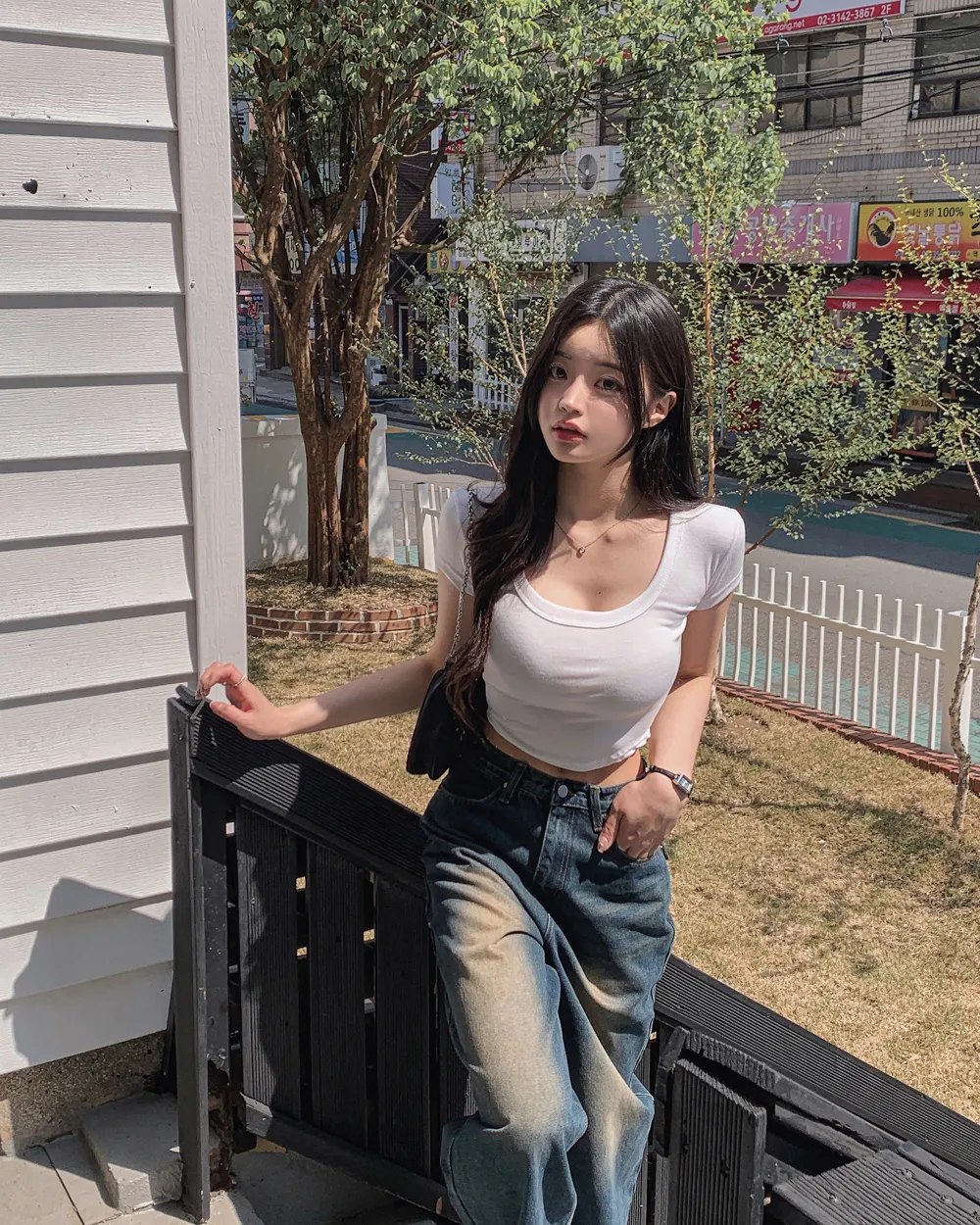 바지 모델 착용 이미지-S1L162