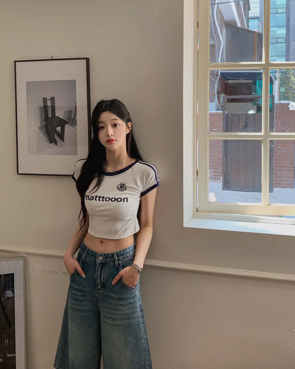 반바지 모델 착용 이미지-S1L49