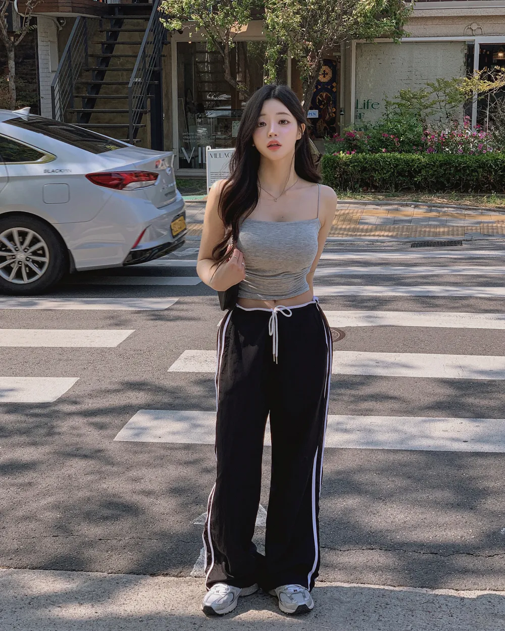 바지 모델 착용 이미지-S2L65