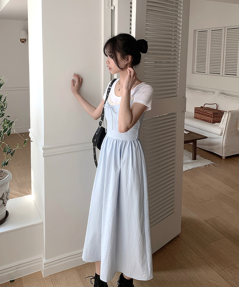 リボンキャミワンピース | レディースファッション通販 - DHOLIC