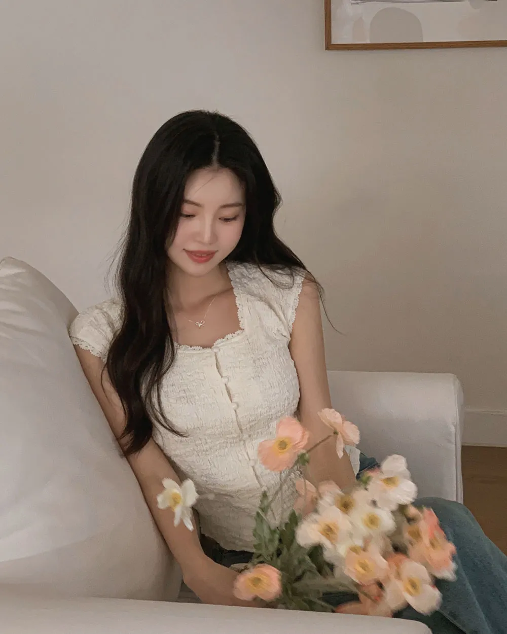 바지 모델 착용 이미지-S1L99
