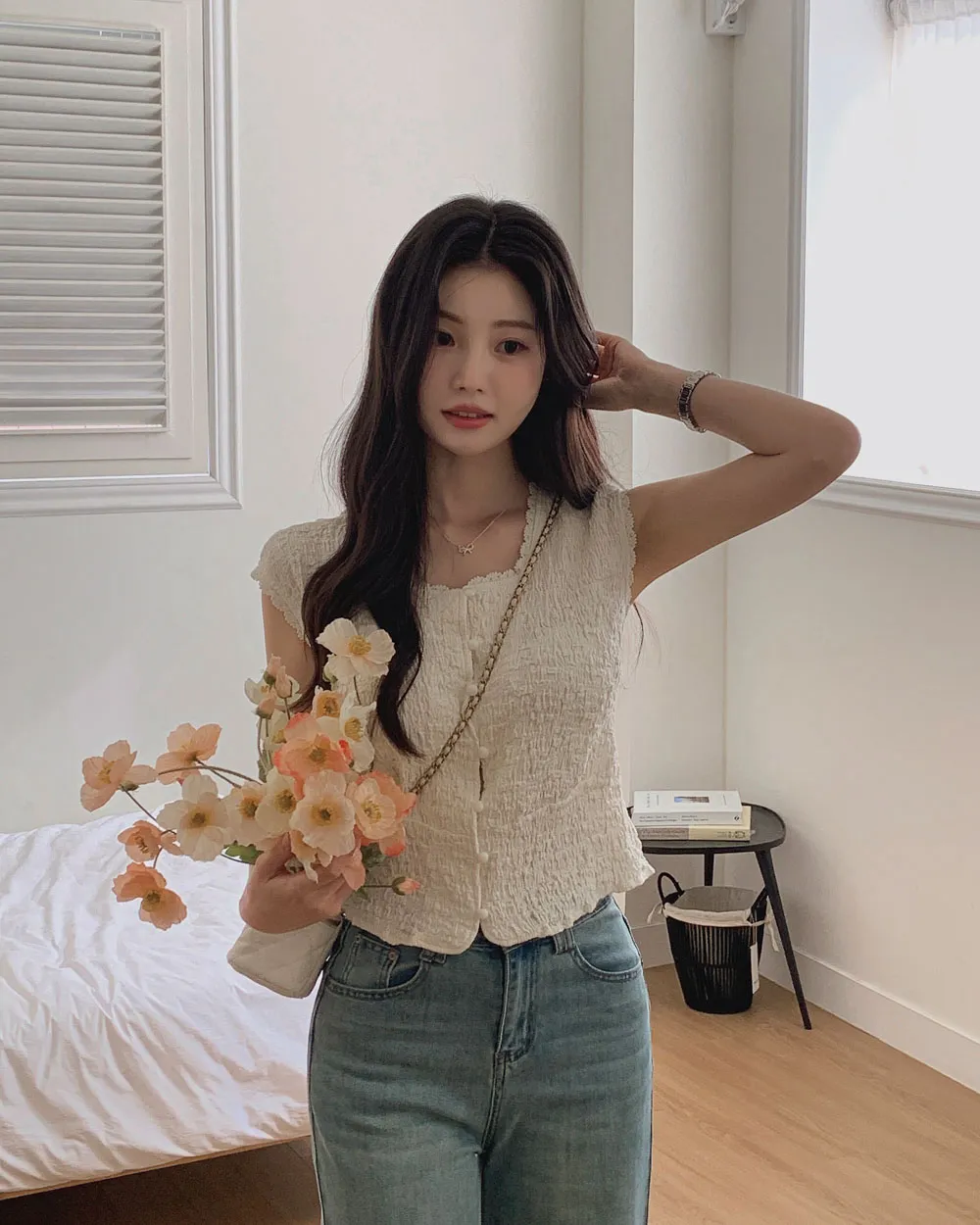 바지 모델 착용 이미지-S1L102