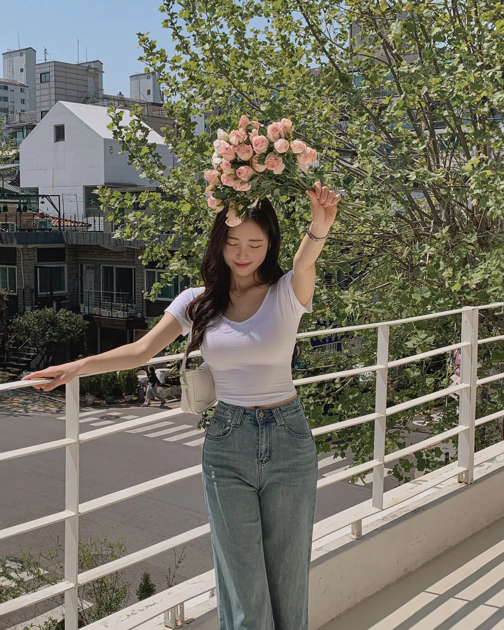 바지 모델 착용 이미지-S1L59