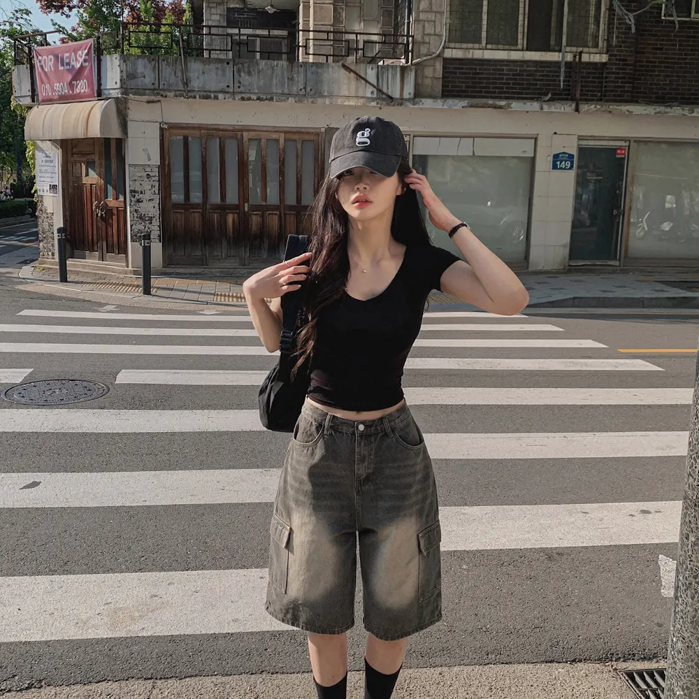 반바지 모델 착용 이미지-S1L127