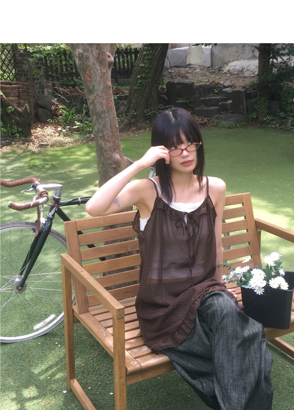 シースルーレイヤードドットワンピース | レディースファッション通販