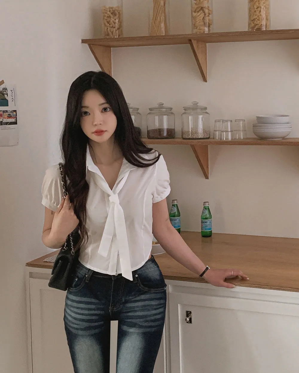 바지 모델 착용 이미지-S1L30