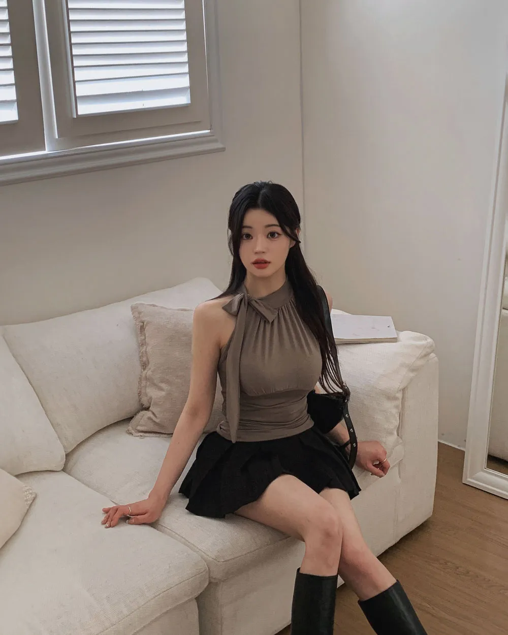 반바지 모델 착용 이미지-S1L122