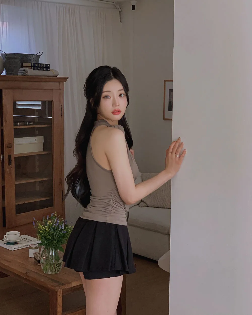 반바지 모델 착용 이미지-S1L116
