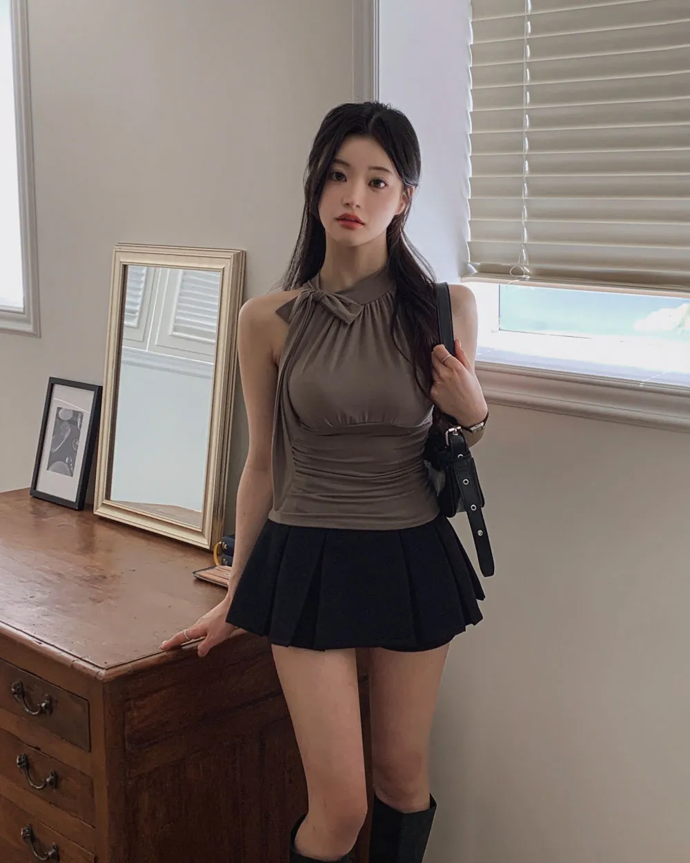 반바지 모델 착용 이미지-S1L129