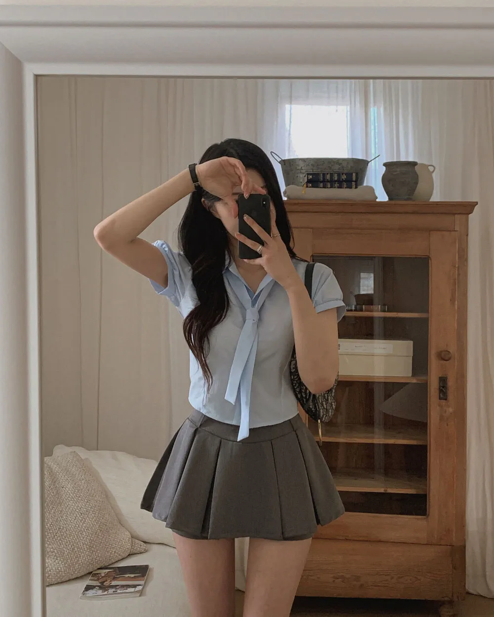 반바지 모델 착용 이미지-S1L68